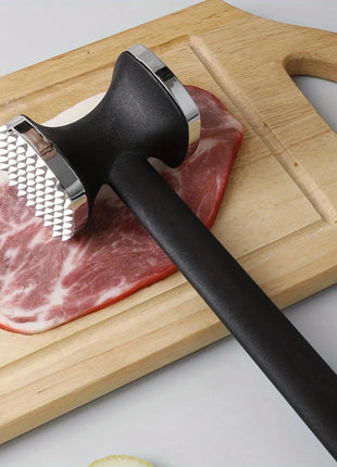 PowerStrike™ Heavy-Duty Meat Mallet – Stainless Steel, Rubber Grip Stone's Store