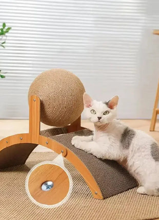 1PC Cat toy Vertical arched cat claw ball wear-resistant non chipping claw grinder Self fun pet toy Shop1104086696 Store