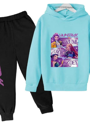 Kids Kpop Demon Hunters Hoodie & Jogger Set Shop1103677024 Store