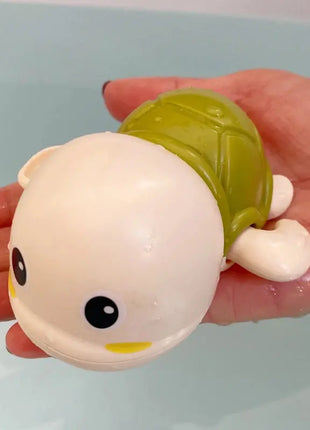 Baby Bath Toys Bathing Cute Swimming Turtle Whale Pool Beach Classic Chain Clockwork Water Toy For Kids Water Playing Toys QWZ Official Store