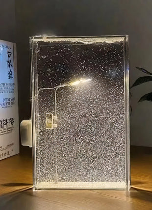 Snow Fall Night Lamp Laome Store