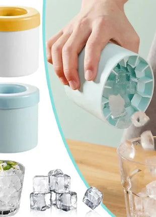 Silicone Ice Cube Mold Round Ice Bucket Summer Homemade DIY Refrigerator Freeze Ice Maker Creative Ice Cube Mold Barware Tools Stone's Store