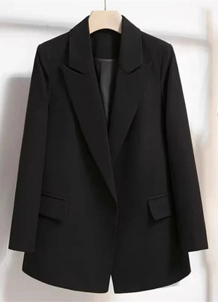 Women's Blazers Spring Autumn Suit Coat Beige Tie Up Jacket Slim Fit Stylish Top Outerwear Office Lady Blazer for Women Clothing QDMUCHENLUOKE Store