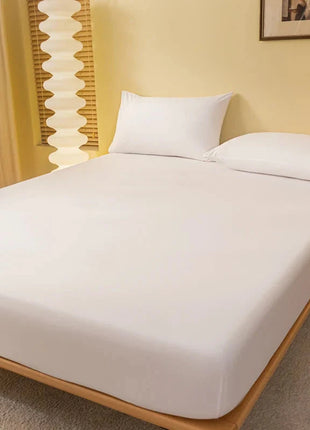 1 Piece Solid Color Matte Bed Sheet – Soft Bedding Cover (Excluding Pillowcases) Shop1103725833 Store