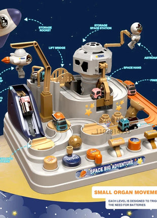 Car Train Track Sets Racing Rail Model Educational Toys Children Adventure Game Mechanical Interactive Animals Space Rocket Toy Shop1102598172 Store