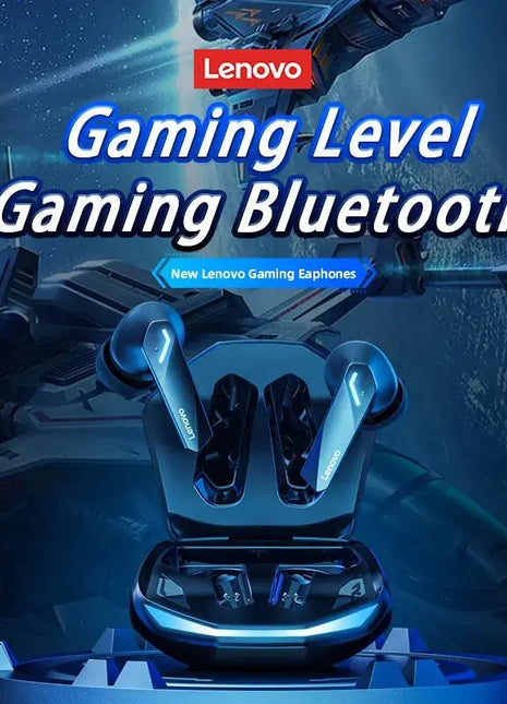 Lenovo GM2 Pro Bluetooth 5.3 Earphones Sports Headset Wireless In-Ear Gaming Low Latency Dual Mode Music Headphones New Choice Lenovo Store