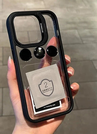 Camera Stand Cases with Lens Protection For iPhone 15 Pro Max (with Free Camera Lens) Shop1104115021 Store