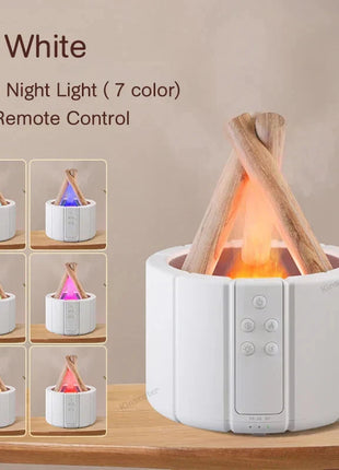 Simulated Flame Aromatherapy Diffuser – Relaxing & Stylish Shop1104998585 Store
