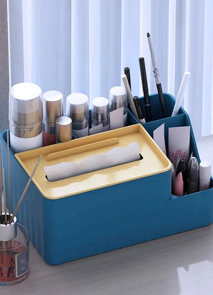 Desk Organizer With Tissue Box And Remote Holder Wmxmore Living Home Store Store