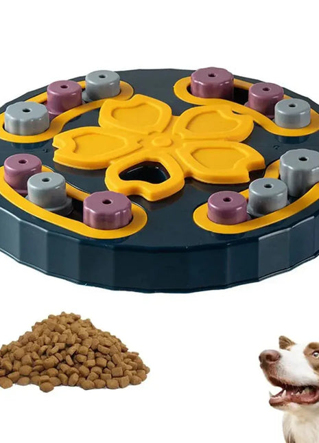 Cat Dog Puzzle Slow Food Toys Increase Puppy IQ Consuming Energy Feeder Cats Dogs Slow Food Bowl Training Game Pet Supplies Dropshipman