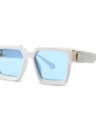 SHAUNA Retro Square Sunglasses 😎 UV400 Candy Colors & Silver Mirror SHAUNA Official Store