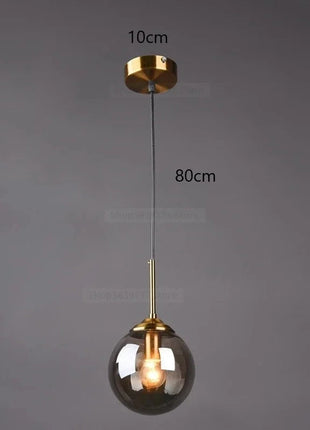 Modern Nordic Glass Pendant Lamp – Stylish Kitchen Pendant Lighting with Metal Fixture for Living and Dining Rooms MANUFACTRER Store
