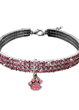 Rhinestone Pet Necklace for Dog & Cats Rvlero PET Store