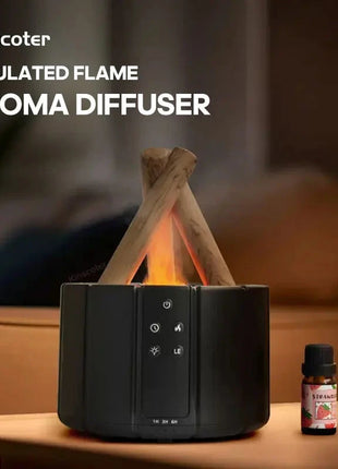 Simulated Flame Aromatherapy Diffuser – Relaxing & Stylish Shop1104998585 Store