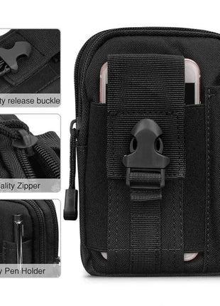 Molle Tactical Waist Pouch Multipurpose Belt Bag Phone Holster Wallet Purse Stone's Store
