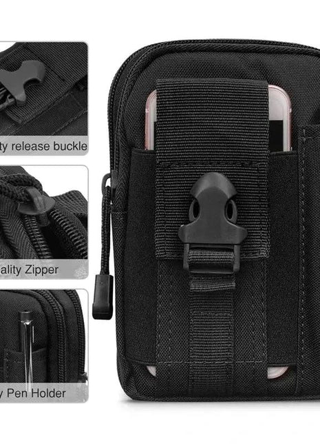 Molle Tactical Waist Pouch Multipurpose Belt Bag Phone Holster Wallet Purse Stone's Store