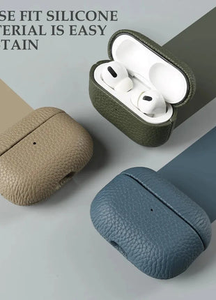 Genuine Leather Case For Airpods Pro 2 ZWW Leather Phone Case Store