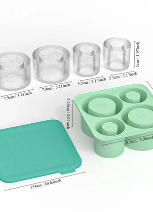 Circle Ice Molds Silicone Trays for Stanley Cup Stone's Store
