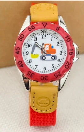 Boys Girls Quartz Watch Kids Childrens Fabric Strap Student Wristwatch Sinnifer Store Store