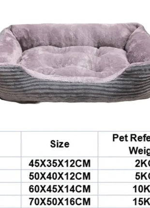 Soft Warm Dog Bed Sleeping Mats Plush Basket Puppy House Winter Cushion For Large And Small Dog Pet Accessories Supplies Dropshipman