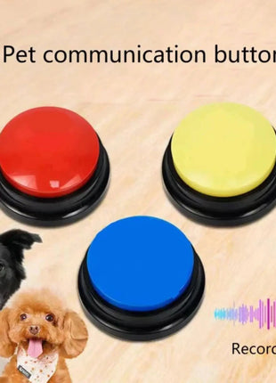 Dog Communication Buttons Voice Recording Button for Pet Training Buzzer 30 Second Record Playback Funny Gift for Talking Dropshipman