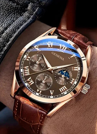 Men's business and casual quartz watch Shop1103842674 Store