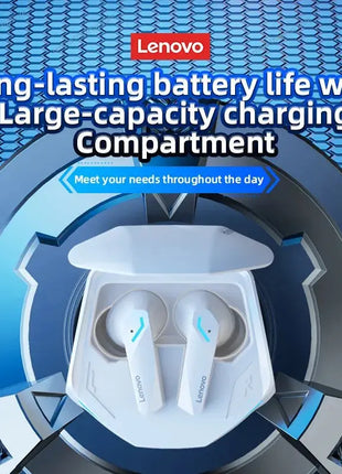 Lenovo GM2 Pro Bluetooth 5.3 Earphones Sports Headset Wireless In-Ear Gaming Low Latency Dual Mode Music Headphones New Choice Lenovo Store