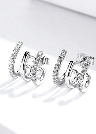 Luxury Claw Ear Rake Zircon Earrings for Women ZX Jewellery Store