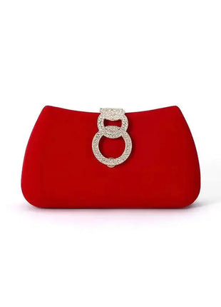 Red Moon Clutch Bags Design Women Clutches Diamonds Golden Velvet Evening Bags Party Wedding Handbags Purse Shoulder Bags YUECIMIE Official Store