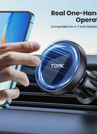 TOPK for Magsafe Car Phone Holder Powerful Magnetism TOPK Official Store