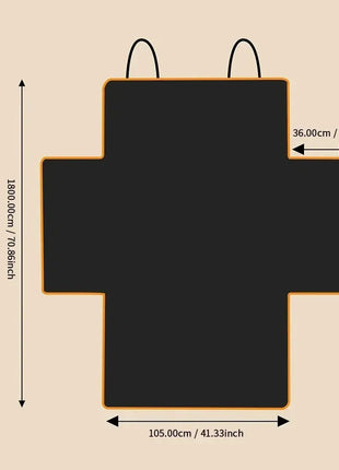 SUV Cargo Liner - Waterproof Trunk Seat Cover for Back Cargo Area, Universal Fit Dropshipman