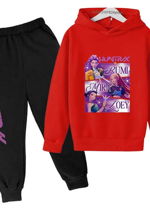 Kids Kpop Demon Hunters Hoodie & Jogger Set Shop1103677024 Store