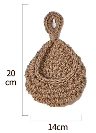 Jute Wall Storage Baskets | Handwoven Produce Organizers Love Full Home Store