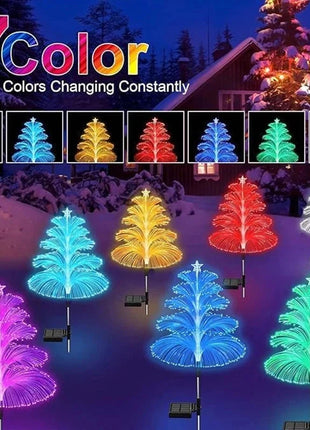 Seven Colors Gradient Solar Christmas Tree Light Shop1104701118 Store