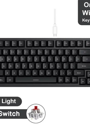 Ajazz AK820 Pro Gaming Mechanical Keyboard Stone's Store