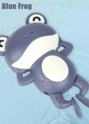 Baby Bath Toys Bathing Cute Swimming Turtle Whale Pool Beach Classic Chain Clockwork Water Toy For Kids Water Playing Toys QWZ Official Store