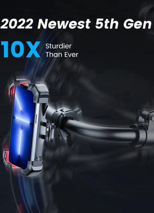 Joyroom 360° Universal Bike Phone Holder for 4.7–7" Phones, Shockproof GPS Mount Stone's Store