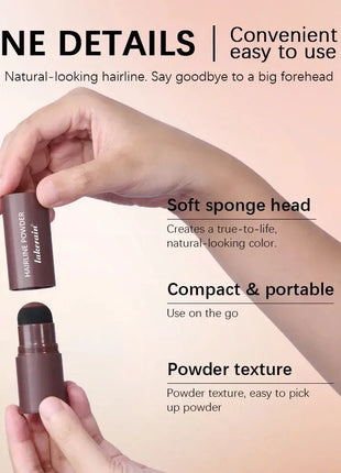 Waterproof Hairline & Root Concealer Pen – Instant Grey Coverage with Easy Blend Powder Stick for Normal Hair Stone's Store