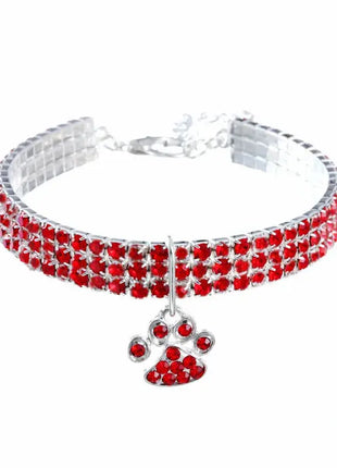 Rhinestone Pet Necklace for Dog & Cats Rvlero PET Store