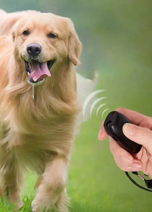 Ultrasonic Dog Repeller Mini Portable USB Charging Distance Training Device with LED-Defense for Outdoor Dog Behavior Control Dropshipman
