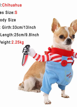 Halloween Pet Costume – Funny Dog & Cat Outfit for Small/Medium Breeds Stone's Store