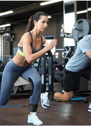 Fitness Workout Exercise Equipment Resistance Band Set Ankle Straps Yoga Elastic Fitness Bands For Gym Man And Woman Sport COYOCO Official Store