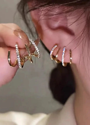 Luxury Claw Ear Rake Zircon Earrings for Women ZX Jewellery Store