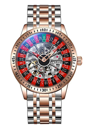 Gambling plate dial Luxury Brand Waterproof Mechanical Watches for Mens Fashion Automatic Skeleton Wristwatch Reloj Hombre LIGE Global No. 2 Store