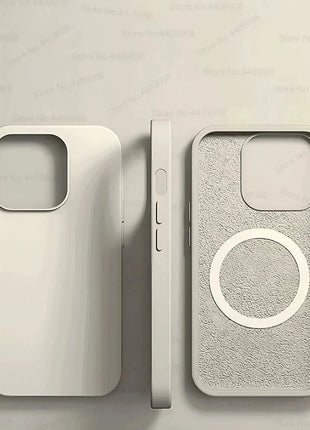 For Magsafe Original Magnetic Cases For iPhone 15 14 13 12 11 Pro Max Plus Wireless Charge Case Liquid Silicone Cover Accessory GRATUIT 3C Accessories Store