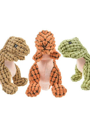 Cats and Dogs Pet Plush Dinosaur Toys Interactive Dog Chew Toys Plush Stuffing Pet Supplies Dog Toys for Small Dogs Dropshipman
