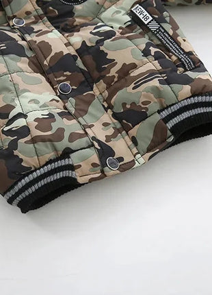 2025 Winter Children Warm Clothing Boys Down Jacket Baby Polyester Fiber Hooded Coat Thicken Outerwear Kids Solid Color Parka Shop1103725985 Store