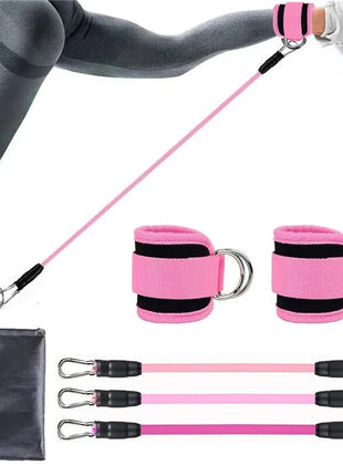 Fitness Workout Exercise Equipment Resistance Band Set Ankle Straps Yoga Elastic Fitness Bands For Gym Man And Woman Sport COYOCO Official Store