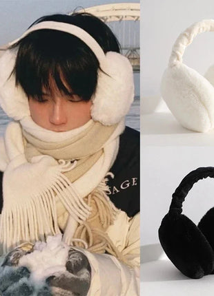 Unisex Soft Plush Winter Ear Warmers - Fashionable Cold-Protection Earmuffs Shop1103747657 Store