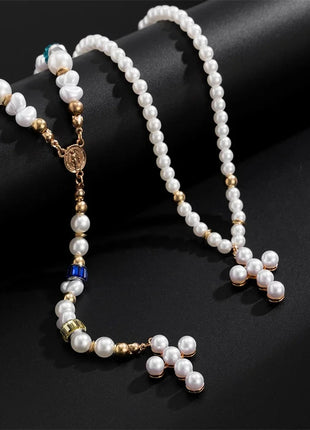 Elegant Pearl Tassel Necklace Cosysail Official Store